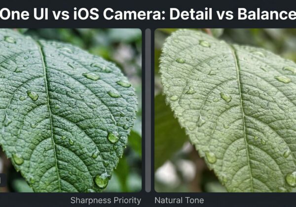 one ui vs ios camera
