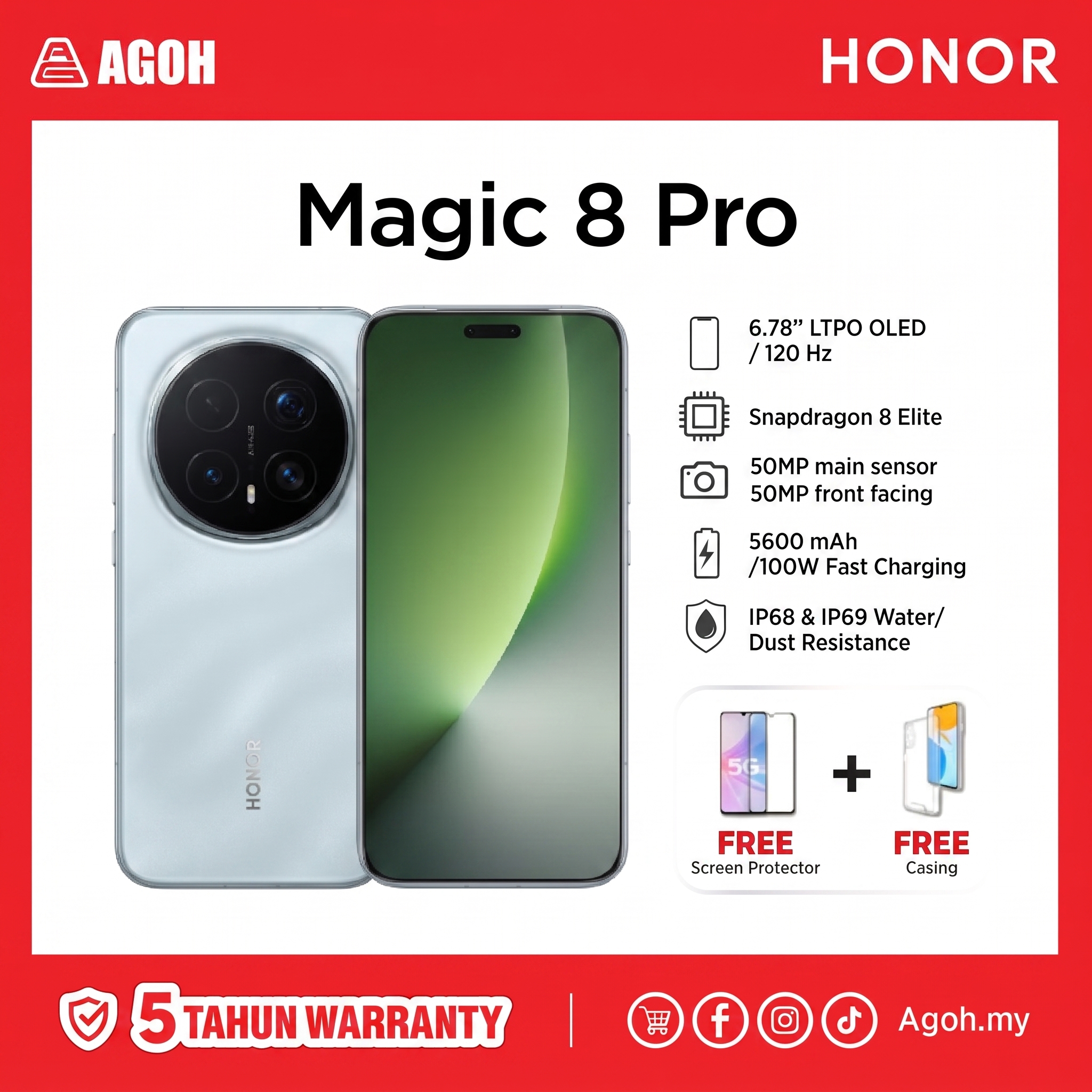 bLUE_Honor Agoh - Malaysia Most Trusted Mobile Phone Shop